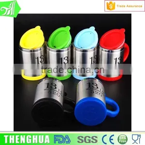 Reusable Custom Stainless Steel Coffee Cup Holder Battery Powered Coffee Cup Warmer thumbnail-1