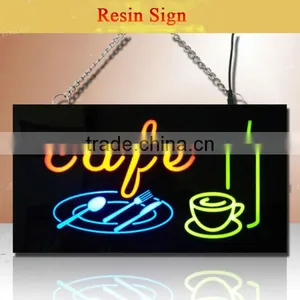 Customized Open Flash Led Sign for Advertising and Promotion . Led Resin Sign / Led Open Sign thumbnail-5