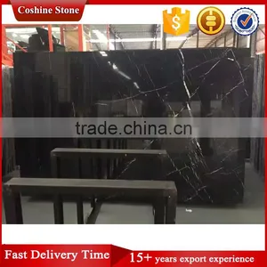 Black With White Vein Nero Marquina Marble Slab Price thumbnail-1