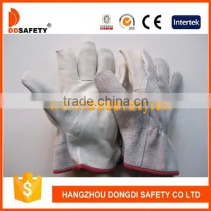 DDSAFETY High Quality Cow Grain Leather Driver Glove thumbnail-1
