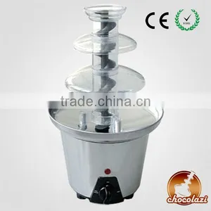 CHOCOLAZI ANT-8030 ALL Model 3 Tiers Wholesale Mini Home Plastic for Family in China Chocolate Fountain thumbnail-1