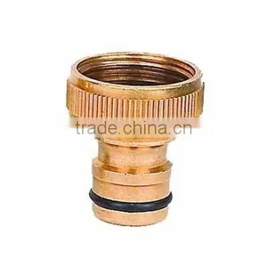Solid Brass 1/2" 5/8" 3/4" 1" Barb End 100% Leaking Test 1inch Big Volume Tap Adaptor thumbnail-1