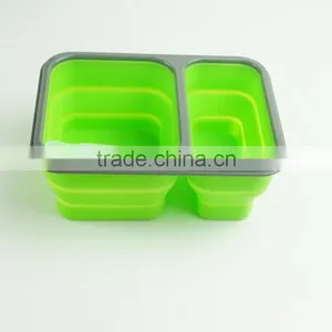 16129 Collapsible Silicone Kids Food Storage Box thumbnail-2