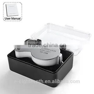 MG21011 Flexzion Illuminated Jeweler Loupe 40X 25 mm Glass Lens Eye Magnifier Magnifying thumbnail-3