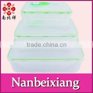 3Pcs Keep Food Fresh Box Plastic Microwave Container With Air Holes thumbnail-1