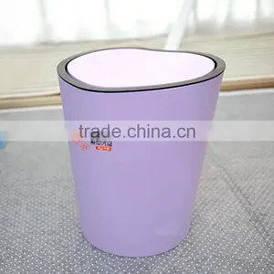 L00118 2017 New Design High Quality Plastic Trash Bin, Plastic Recycle Bin Heart Shape thumbnail-5
