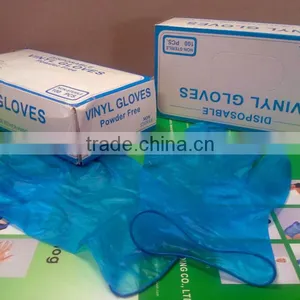 Powder Free Exam Vinyl Glove,Onetime Use Vinyl Gloves,Light Powdered Vinyl Gloves,cleanroom Vinyl Gloves, thumbnail-1