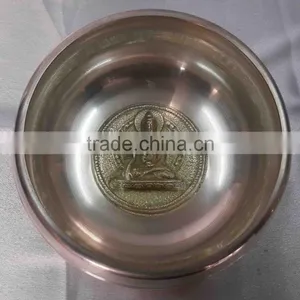 Best Selling Silver Plated Tibetan Meditation & Healing Singing Bowl thumbnail-4