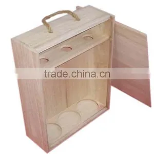 Cheap Price Wood Custom Wine Set Box thumbnail-4