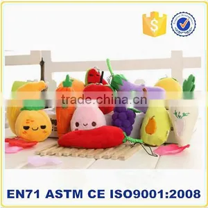 Plush Vegetable Toys With Carrot Pineapple Designs thumbnail-1