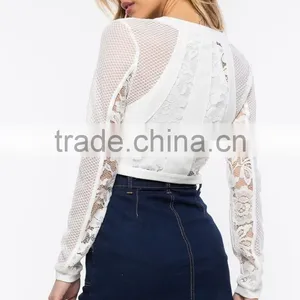 2016 Best Selling New Style Women Lace Jacket Wholesale thumbnail-5