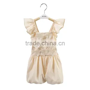 2017 Wholesale Children's Boutique Pink Clothing Kids Bulk, Baby Romper thumbnail-5