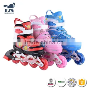 HFSX601 Safety Flat Women Retractable Four Wheels Led Shoes 2017 thumbnail-4