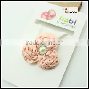 Three Flowers Peral Headwear Christmas Headband Latest Hairband Designs TLLC-48 36 cm thumbnail-1