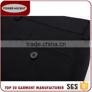 Latest Custom Design Best Brand Men'S 1 Button Black Coat Pant Men Suit thumbnail-5
