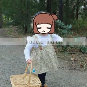 Latest Summer Bubble Skirt Baby Girls Spaghetti Strap Dress Patterns For Girls thumbnail-3