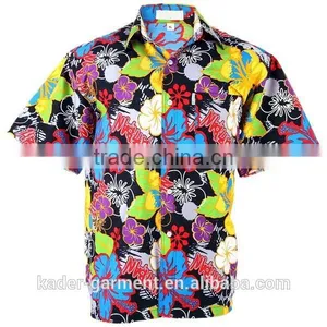 Hawaiian Aloha Cotton Shirt Colorful Big Chaba Beach Holiday thumbnail-2
