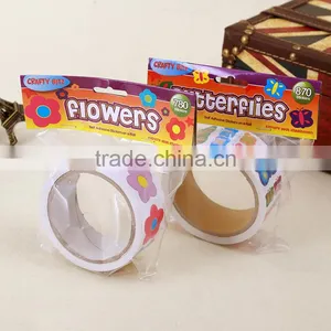 Coated Art Paper Sticker Children Multicolor Sticker Carton Color Printing Sticker Roll Packing thumbnail-1