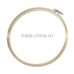 Tools Cross Stitch Supplies Circle Round Natural Bamboo Embroidery Hoops thumbnail-2
