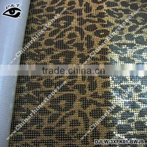 3MM Leopard Print Iron On Metal Mesh for Garment thumbnail-1