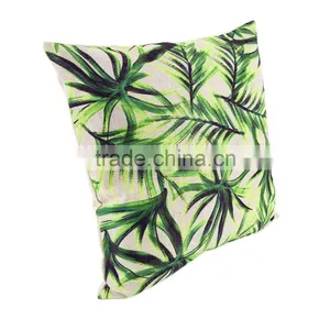 9 Types High Quality Beautiful Tropical Plants Floral Printed Cotton Linen Pillow Cover Home Chair Cushion Decorative Cover thumbnail-1