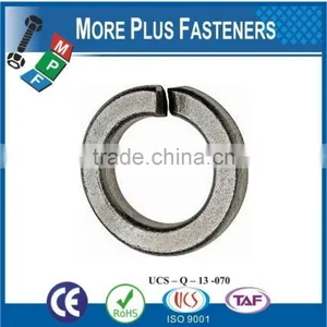Made in Taiwan Silicon Bronze Medium Thick Stainless Steel Zinc Plated Steel Split Lock Washer thumbnail-6