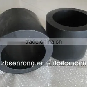 Carbon Filled PTFE Tube , PTFE Pipe Mix Carbon thumbnail-1