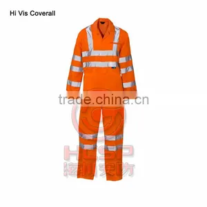 Hi Vis Reflective Coverall thumbnail-1