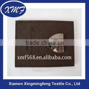 Brown Metal Leather Labels Leather Patch thumbnail-1