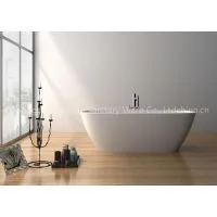 Oval Artificial Stone Bathtub thumbnail-1