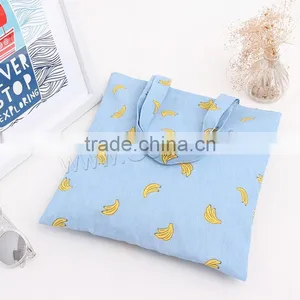 Chinese Supplier Shopping Eco Recycled Cotton Fabric Rectangle Tote Bag Cotton thumbnail-3