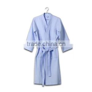 Hot Selling Hotel Waffle Cotton Thicken Towel Bath Robe thumbnail-3