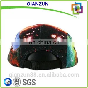 Latest Customized 5 Panel Jocky Cap All Over Digital Printing Silk Lining Nylon thumbnail-1