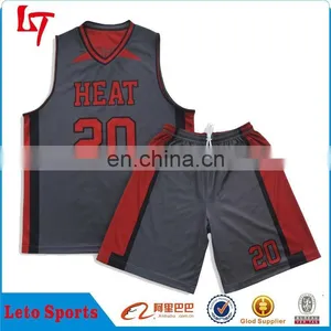 Youth Basketball Team Set Basketball Jogging Suit Polyester Dry Fit Basketball Uniform thumbnail-2