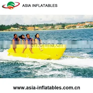 Fashionable Promotional for Sale Inflatable Banana Boat Banana Boat Raft Flying Banana Boat Inflatable Flying Fish Towable thumbnail-2