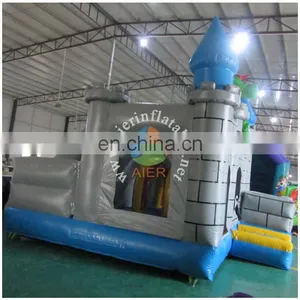 2017 Aier Inflatable Castle Bouncer With Water Slide thumbnail-5