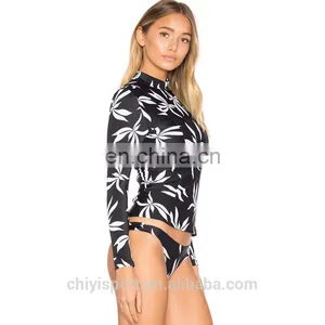 OEM New Hot Sales Sexy Lady Long-Sleeve Rashguards thumbnail-3