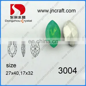 Pujiang Dongzhou Crystal 112# Color Navette Crystal Stone for Garment thumbnail-4