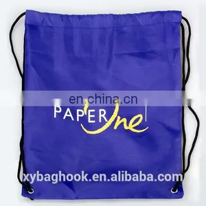 Custom Printing Logo Waterproof Nylon Drawstring Bag thumbnail-3