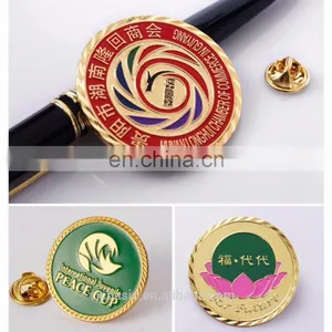 Custom High Quantity Soft Lapel Pins Badge With Gold Butterfly Clutch thumbnail-1