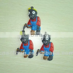 Make Custom Design Soft Pvc Plastic Cartoon Keyring,rubber Keychain thumbnail-1