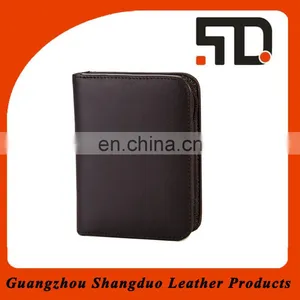 Top Quality Cheap Price Genuine Cowhide Leather Famous Brand Wallet thumbnail-1