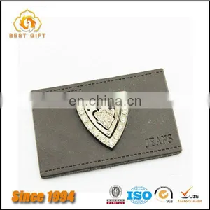 Wholesale Custom Cheap Hardware Jeans Accessories Metal Logo Label Patches thumbnail-2