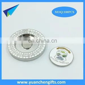 2017 Hot Selling 40mm Coin With Course Score Card Full Color Enamel thumbnail-3