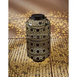 Solar Mosaic Ball Blue Handing Umbrella Lights Solar Lanterns Outdoor Waterproof LED Candle Decorated thumbnail-5