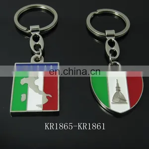 Souvenir Tourist Metal Keychain Souvenir Italia Keychain thumbnail-1
