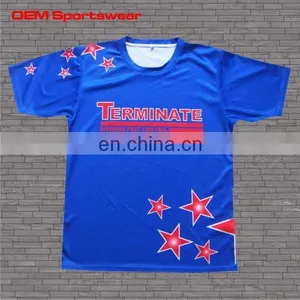100% Polyester Running Shirt Printed thumbnail-1