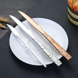 Creative Stainless Steel Cake Shovel, Dessert Knife, Fork and Spoon Suit thumbnail-3