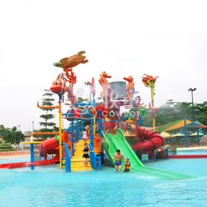 Forest Theme Water Playground Big Water House for Sale thumbnail-3