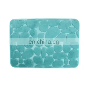 Factory Wholesale Non-Slip Printing Shower Anti Slip Non Memory Foam Bathroom Floor Door Rugs Carpet Mats thumbnail-4
